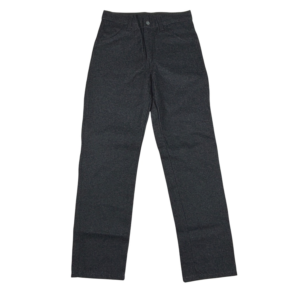 Rustler Boys Heavyweight Regular Fit Straight Leg Denim Jeans Black Size 14